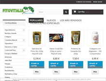 Tablet Screenshot of fitovitalia.com